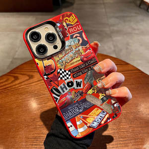 Auto <strong>Car</strong> 95 Inspired Double Layer Phone Case Cute Cartoon <strong>Car</strong> Design Tough Phone Case for iPhone 17, 16, 15, 14, 13 Pro Max Plus - Product Image 2