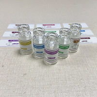 Étiquettes autocollantes en vinyle imperméables de qualité supérieure pour flacons de 3 ml, 5 ml, 10 ml, étiquettes d'emballage pour peptides pour flacons en verre