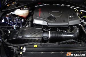 I ricambi Auto del sistema di aspirazione a freddo del motore dell'automobile in fibra di carbonio a secco sostituiscono per <span class=keywords><strong>Alfa</strong></span> Romeo Giulia 2.0T 2017 - Product Image 3