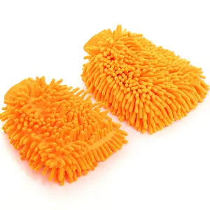 Car Wash Mitts/Double Sided Microfiber Super Absorbent Microfibre mitts Microfibre Cloth for Car Cleaning Household Cleaning