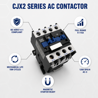 Contacteur triphasé AC série CJX2 CJ20 CJ40 CJ19 25A-115A IEC 60947-4-1 AC-3 380V 660V 50/60Hz