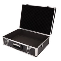 Vol étui rigide boîte à outils transporter mousse stockage caméra DJ accessoires grand aluminium personnalisé Logo Durable étui rigide