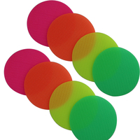 Crochets et boucles autocollants pour ruban adhésif magique, marqueurs circulaires en polyester pour tapis, points pour papier peint et sol pour la salle de classe