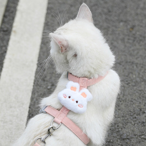 Laisse réglable pour chat pour éviter la perte, accessoires pour sorties de chatons, harnais, fournitures pour animaux de compagnie en gros. - Product Image 1