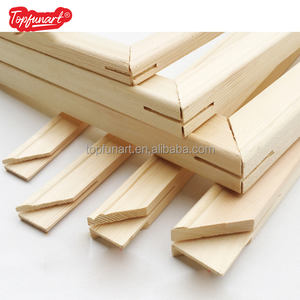 핫세일 1.7*2.5CM 소나무 스트레처 바 맞춤형 고품질 도매 스트레치드 프레임 캔버스 바 - Product Image 1