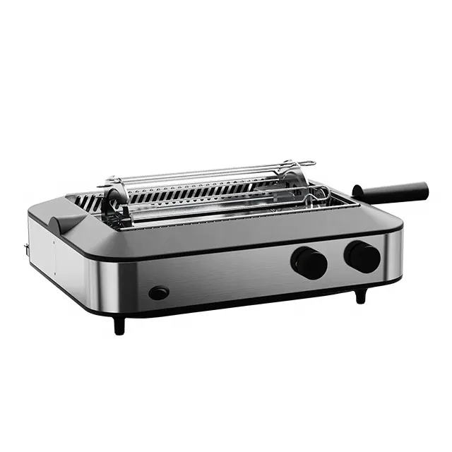 Multifunctional Electric Camping Smokeless Raclette Contact Grill Korean Bbq Kitchen Indoor Meat Smokeless Bbq Grill