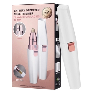 Mini 2-in-1 ricaricabile rasoio elettrico per <span class=keywords><strong>sopracciglia</strong></span> epilatore per la casa della signora dispositivo di depilazione per le donne inglese operante - Product Image 6