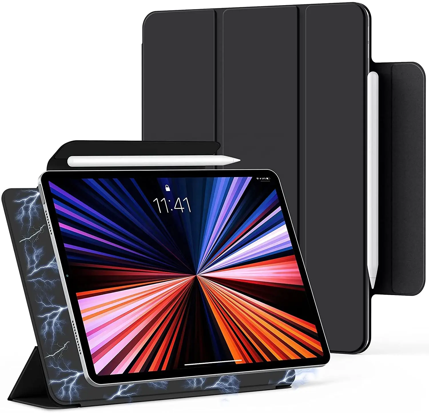 New Magic Magnetic Case Trifold Stand Magnetic Cover for iPad Pro 11 3rd Generation 2021 / iPad Air 4 / iPad Pro 11 2020 & 2018