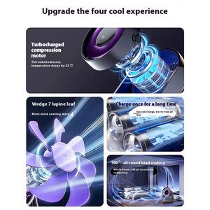 Nuevo Diseño de Ventilador Portátil Mini USB Recargable, Ventilador Plegable Personalizado OEM con Pantalla, Ventilador de Mano para Exteriores - Product Image 4