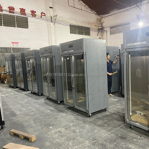 Vinoteca Doméstica Pequeña de Metal con Doble <span class=keywords><strong>Zona</strong></span>, Iluminación LED y Puerta de Vidrio para <span class=keywords><strong>Club</strong></span>, Bar y Hotel - Product Image 6