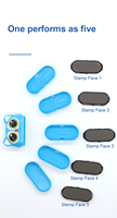 Tampon encreur multi-couches en mousse, animaux mignons, pré-encré, 36x11mm, tampon encreur en plastique, jouet pour enfants, vêtements et marquage, modèle C5 30g