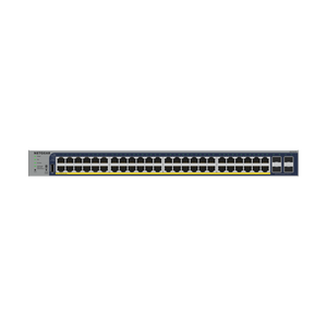 Gs752tpv3-48-יציאה Gigabit ethernet poe + מתג חכם עם <span class=keywords><strong>4</strong></span> יציאות sfp ניהול ענן poe תקציב 380w - Product Image 1