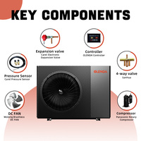 Bomba de Calor Monobloque Aire-Agua para Calefacción, Refrigeración y ACS con Control WIFI, 9.5kW, 220V, Bomba de Calor R290