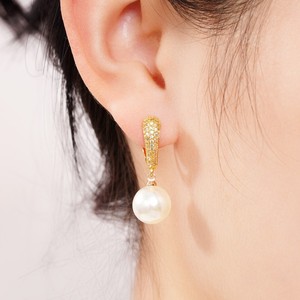 Orecchini pendenti a forma di cuore da donna, semplici, per uso quotidiano, con chiusura a lucchetto - Product Image 6