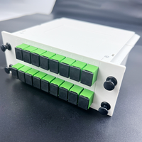 Cassette Plc Splitter Ftth Fiber Optic Terminal Box 1x16 Fiber Optic Plc Abs Fiber Optic Splitter Plc