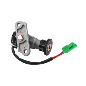 Cerradura de dirección eléctrica completa QS110 A C para motocicleta, interruptor eléctrico con dial mecánico de metal para reemplazo en motocicletas de calle - Product Image 1