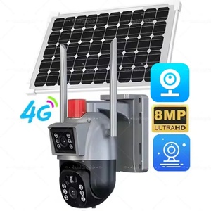 Caméras de surveillance réseau CCTV de sécurité extérieures V380 WIFI à énergie solaire intelligente de haute qualité, économie d'énergie, carte SIM 4G, PTZ - Product Image 2