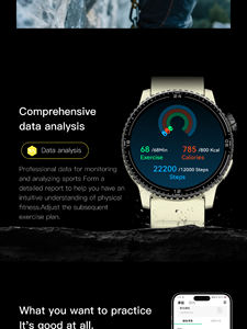 DF HT60 Nuevo Reloj Inteligente con Múltiples Modos Deportivos, Pantalla de 1.43 Pulgadas 466*466, GPS, Resistente al Agua IP67, Monitoreo de Salud, NFC - Product Image 2