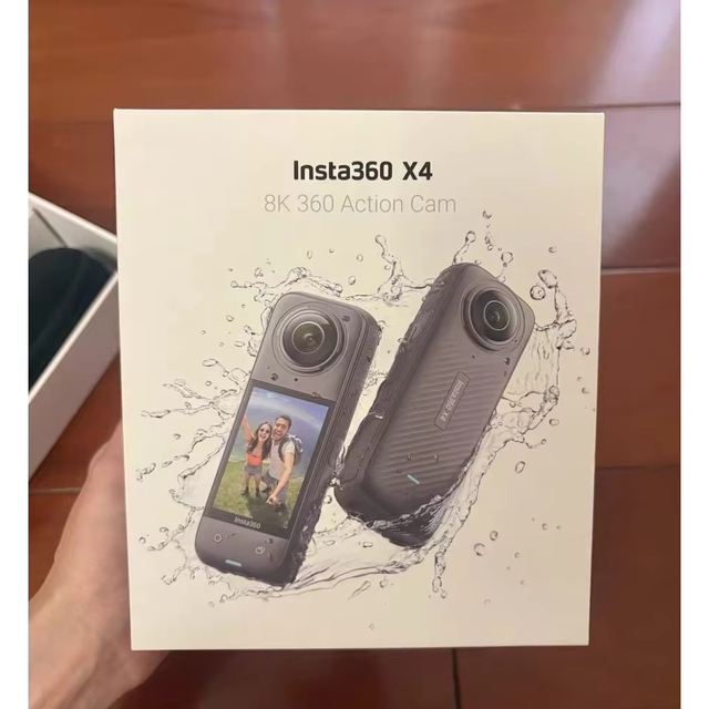 Original for Insta360 X4 Standard/Creator Bundle 2 Cameras in 1 Wide-angle Action Cam with Single-Lens Mode up to 4K60fps