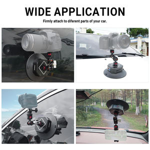 पेशेवर 6 इंच इलेक्ट्रिक वैक्यूम सक्शन कप माउंट डीजी ओस्मो पॉकेट के लिए वन-टच रिलीज 3 इंस्टा 360 गोपो एक्शन कैमरा - Product Image 6