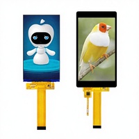 Écran tactile capacitif TFT LCD IPS de 4,96 pouces, résolution 800x480, communication MIPI, module d'affichage avec rétroéclairage LED