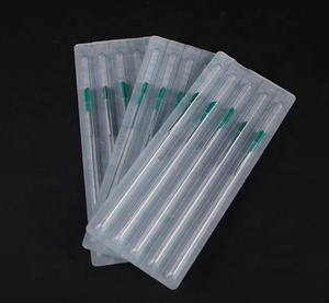 Manche de Tube en Aluminium petit couteau à <span class=keywords><strong>aiguille</strong></span> paquet de 100 pièces par boîte avec Tube de guidage - Product Image 2