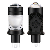Y1MAX-H4 Bohlam Lampu Depan LED Plug & Play 100W 10000LM 6000K 3570Chip Aluminium Heat Sink Kipas Senyap Kompatibel dengan Sepeda Motor Mobil