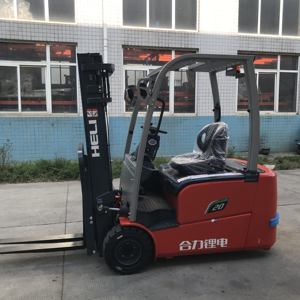 Chariot élévateur électrique Heli de 2 tonnes plus rentable Chariot élévateur électrique à trois points d'appui Moteur électrique à moteur électrique Batterie au lithium - Product Image 6