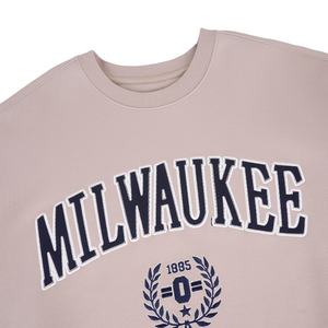 Sweat-shirts en molleton pour femmes, style streetwear décontracté, vintage, avec logo brodé sur le devant, automne/hiver - Product Image 2