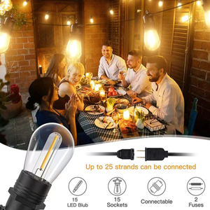 Adaptador de portalámparas de cadena de luces Twinkle Star <span class=keywords><strong>E12</strong></span> <span class=keywords><strong>E14</strong></span> E26 E27 Convertidor de enchufe de bombilla de iluminación Material metálico y plástico - Product Image 3