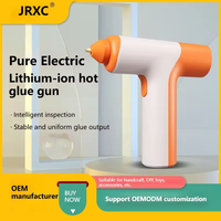 Pistolet à colle chaude électrique sans fil au lithium-ion de qualité industrielle, garantie 3 ans, design attrayant pour le bricolage et l'adhésion