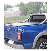 Couverture de benne de camionnette rétractable étanche avec système de fermeture à enroulement