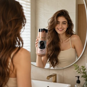Botella con Bomba para Tinte de Cabello de 400 ml, Personalizable OEM, Marca Privada, Proveedor Profesional de Coloración Capilar - Product Image 3