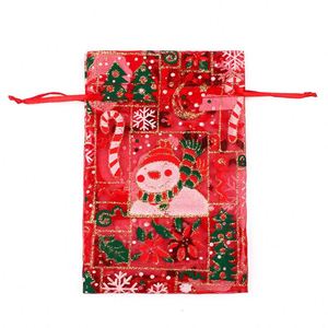 Sac cadeau de Noël 2019 en fil pour enfants, sac de rangement pour cosmétiques, téléphone portable, bijoux, sac de mariage - Product Image 5