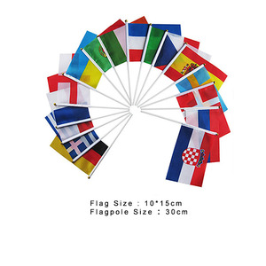 Impresión Digital <span class=keywords><strong>de</strong></span> intercambio Cultural, banderín personalizado <span class=keywords><strong>de</strong></span> Ciudad <span class=keywords><strong>del</strong></span> Caribe, banderines para ondear a mano, nuevo diseño, 2022 - Product Image 5
