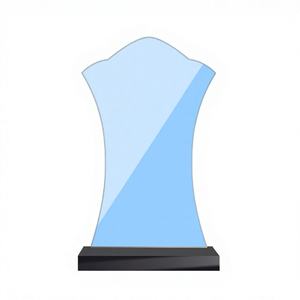 Trofeo Conmemorativo de Acrílico Pulido de Primera Calidad, Grabado con Letras Impresas en Letterpress, Diseño Único Recortado para Premios Corporativos y Empleados - Product Image 1