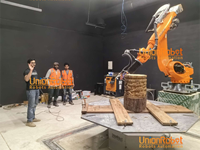 KUKA 6 axes bras de robot industriel pierre de formation libre traitement du marbre nouvel état noyau moteur engrenage restaurant vente au détail