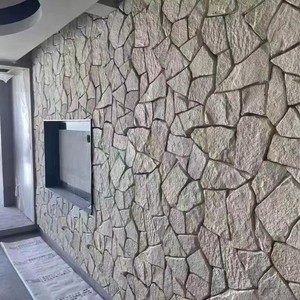 Panneaux en mousse de <span class=keywords><strong>pierre</strong></span> de polyuréthane PU insonorisants et imperméables haute densité pour murs extérieurs, 3D, modernes, pour usage domestique - Product Image 5