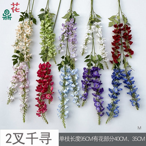 Flores de Jacinto Artificiales de Seda Hechas a Mano para Decoración de Bodas y Hogar, Estilo Moderno - Product Image 3