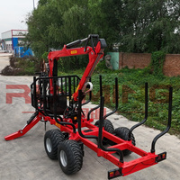 Remorque forestière pour le transport de grumes, grue forestière TC650L, grue forestière, grue à grumes, grue à bois, capacité de levage de 720 kg