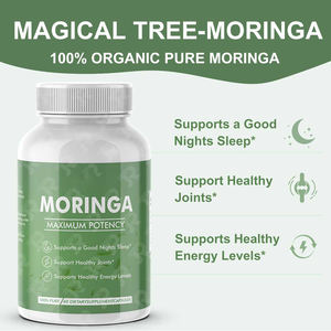 Vegan <span class=keywords><strong>Moringa</strong></span> <span class=keywords><strong>Capsules</strong></span> Private Label Puur <span class=keywords><strong>Moringa</strong></span> Poeder Biologische Capsule 1000MG <span class=keywords><strong>Moringa</strong></span> Blad Poeder Capsule - Product Image 6