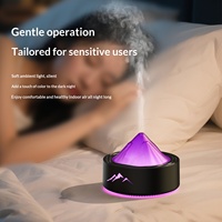 Nouvelle Lampe d'Ambiance Glaciale Diffuseur d'Arômes USB Type Brume Humidificateur de Bureau Silencieux 0,5L pour Huiles Essentielles