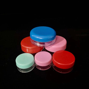 Frascos cosméticos de 10g, frascos de forma irregular, cajas de crema con fondo transparente, cajas para ungüentos, cajas dispensadoras - Product Image 1