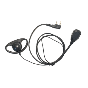 HONGYIN D-Shape Ear Hook K Plug <strong>Two</strong>-<strong>Way</strong> for <strong>Radio</strong> <strong>Headset</strong> <strong>with</strong> <strong>Mic</strong> for Walkie Talkie - Product Image 4