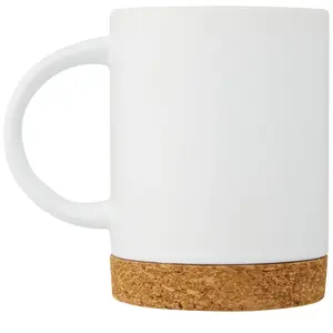 Tazza in ceramica Neiva con tappo in sughero, merchandising personalizzato - Product Image 3