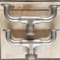 Raccords de tuyauterie préfabriquée, bobines de tuyaux fabriquées, tuyauterie de soudage combinée, conduites préfabriquées