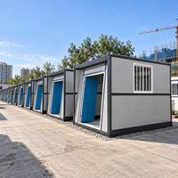 Maison conteneur modulaire préfabriquée en kit pour l'hébergement des travailleurs et l'utilisation comme bureau de chantier
