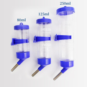 <span class=keywords><strong>Bebedero</strong></span> de Plástico <span class=keywords><strong>Antigoteo</strong></span> para Jaula de Mascotas Botella de Agua para Animales Pequeños como Conejos, Hurones, Hámsteres o Cobayas - Product Image 4