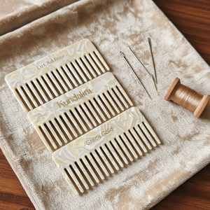 Pettine per Capelli in Acetato con Denti Larghi da Massaggio per Barbiere con Logo Personalizzato all'Ingrosso da Fabbrica Certificata BSCI e GRS per Donne e Ragazze - Product Image 2