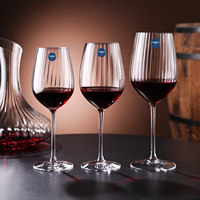 Ensemble de verres à vin et à gin classiques à pied haut, nervurés, style luxe léger, pour usage domestique, bar, fête, mariage ou comme cadeau
